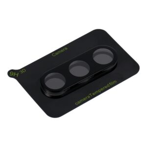 5D Full Glue Tempered Glass for Camera Lens for Samsung S25 FE / S26 FE black