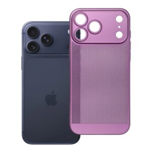 Breezy case for iPhone 17 Pro Max / 18 Pro Max (low camera edge) purple