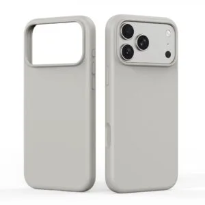 DUX DUCIS case PIEL LIQUID SILICONE compatible with MagSafe for iPhone 18 Pro Max/17 Pro Max beige