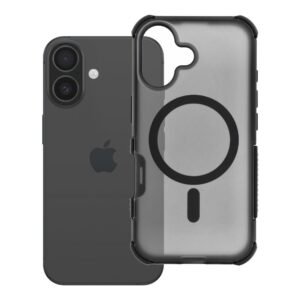 Forcell Case for iPhone 16 F-Protect BumperX Premium compatible with MagSafe black