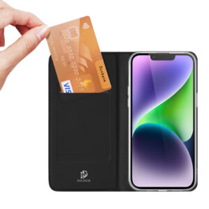 - Dux Ducis Skin Pro Wallet Case for iPhone 15 Plus - Black