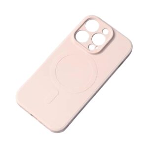 - MagSafe compatible silicone case for iPhone 15 Pro Silicone Case - cream
