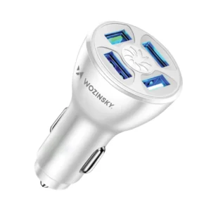 - Wozinsky WCCAW 50W 4x USB-A QC car charger - white