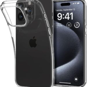 Spigen Liquid Crystal iPhone 15 Pro Case - Clear