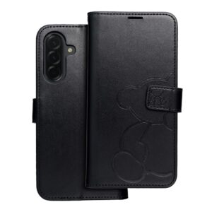 Mezzo Book flip case for Samsung A36 5G teddy bear black