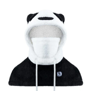 Qunature Panda Ski Balaclava for Kids/Adults Size L - Black/White