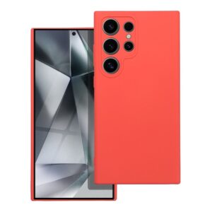 Silicone case for Samsung S24 ULTRA peach