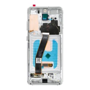 LCD Display for SAMSUNG S20 4G White SOFT OLED with frame