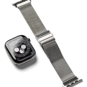Ringke Metal One Mesh Apple Watch 8 / 9 / 10 / 11 / 12 / SE / Ultra (44 / 45 / 46 / 49 mm) Silver
