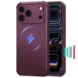 ESR CYBER TOUGH MAGSAFE IPHONE 17 PRO / 18 PRO DEEP BURGUNDY