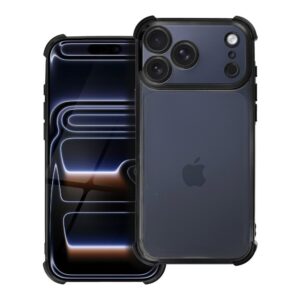 Antishock Electro case for iPhone 17 Pro Max / 18 Pro Max (low camera edge) black