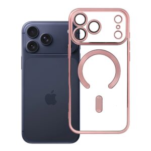 Electro Mag Cover case for iPhone 18 Pro Max / 17 Pro Max compatible with MagSafe gold-rose