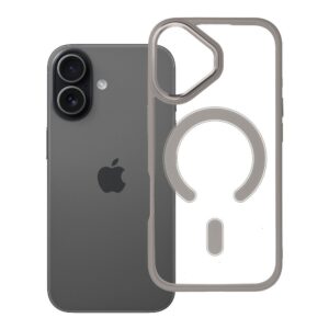 Color Edge Mag Cover case for iPhone 17 compatible with MagSafe titanium-gray