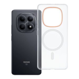Go Orange case for Xiaomi Redmi Note 15 4G compatible with MagSafe transparent