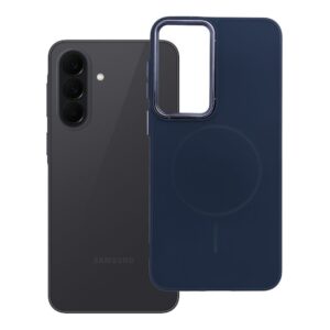 Frame Mag Cover case for Samsung A37 compatible with MagSafe navy blue
