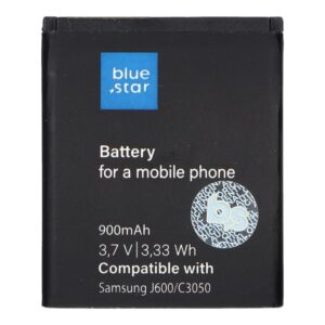 Blue Star Battery for Samsung J600 / C3050 / M600 / J750 / S8300 / S7350 900 mAh Premium