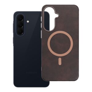 Gentleman Mag Cover case for Samsung A57 compatible with MagSafe brown