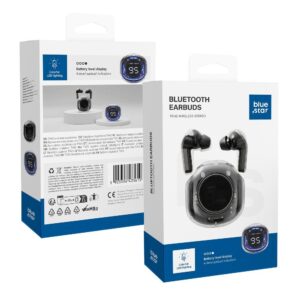 Blue Star Wireless earbuds AirCrystal TX1 TWS black