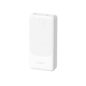 Powerbank Dudao K10 10000mAh 2.4A 2 x USB-A - white