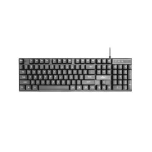 ART wire keyboard USB A QWERTY with light AK-49 black