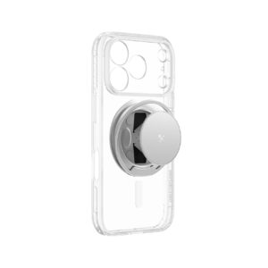 AmazingThing Titan Pro Pop Lens Case for iPhone 18 Pro with Camera Cover, Holder and Stand, MagSafe Compatible - Clear