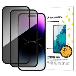 Wozinsky Privacy Glass tempered glass for iPhone 18 Pro - 2 pcs.
