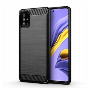 Carbon case for Samsung A71 5G black
