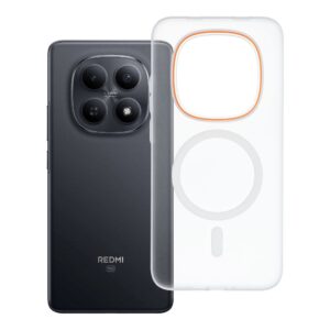 Go Orange case for Xiaomi Redmi Note 15 PRO 5G compatible with MagSafe transparent