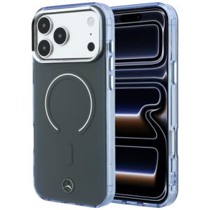 Mercedes Double Layer Iconic Logo MagSafe Case for iPhone 18 Pro Max / 17 Pro Max - Dark Gray
