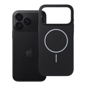 Case for iPhone 18 Pro Max / 17 Pro Max Silicone 2mm (big hole) compatible with MagSafe black