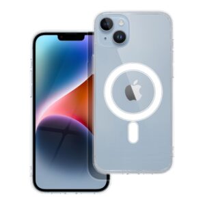 Clear Mag Cover (STR) case for iPhone 14 PLUS compatible with MagSafe transparent