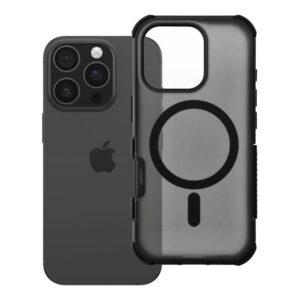 Forcell Case for iPhone 16 Pro F-Protect BumperX Premium compatible with MagSafe black