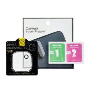 Tempered glass 5D Full Glue for camera for iPhone 15 PRO transparent