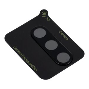 5D Full Glue Tempered Glass Camera Lens for Samsung A26 black