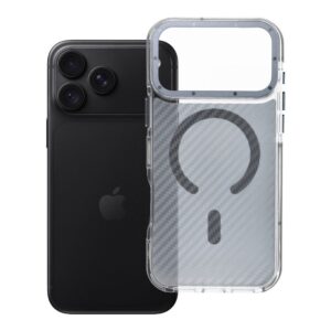 Fiber case for iPhone 18 Pro Max / 17 Pro Max compatible with MagSafe gray