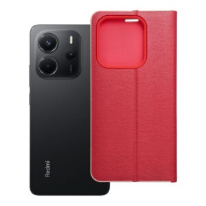 Luna Book Gold flip case for Xiaomi Redmi NOTE 14 5G red