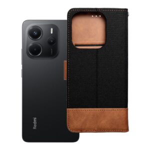 Jeans Book flip case for Xiaomi Redmi NOTE 14 4G (GLOBAL - 163,25mm x 76,55mm x 8,16mm) black