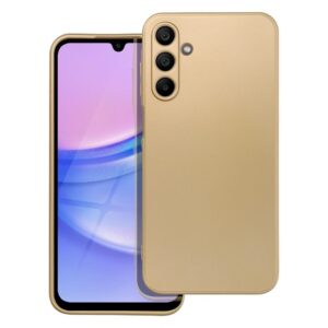 Metallic case for Samsung A15 5G / A15 4G gold