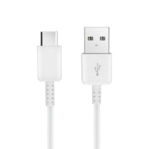 Cable USB A to Type C 2.0 HD21 1A 1 m white