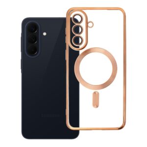 Electro Mag Cover case for Samsung A57 compatible with MagSafe gold