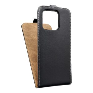 Vertical flip case for Xiaomi Redmi 10C Slim Flexi Fresh black
