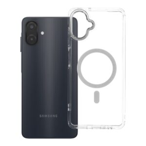 Frame Clear Hybrid Mag Cover case for Samsung A07 / A08 compatible with MagSafe transparent