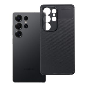 Carbon Premium case for Samsung S25 ULTRA black