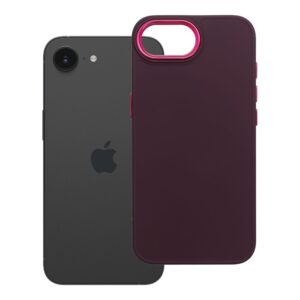 Frame case for iPhone 16e (SE 4 2025) / 17e purple