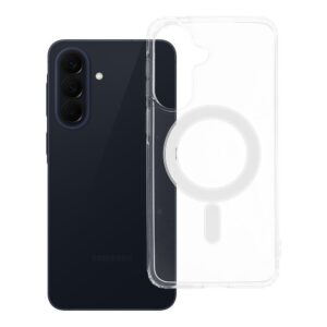 Clear Mag Cover (STR) case for Samsung A57 compatible with MagSafe transparent