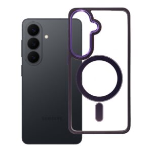 Color Edge Mag Cover case for Samsung S26 compatible with MagSafe purple