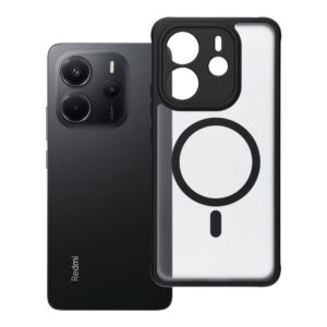 Full Matte Mag case for Xiaomi Redmi Note 14 4G Cover compatible with MagSafe black