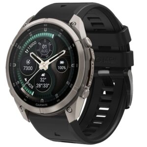 Tech-Protect Silicone Garmin Fenix 5 / 6 / 6 Pro / 7 / 8 / 8 Pro / E / 9 / 9 Pro (51 mm) Obsidian Black