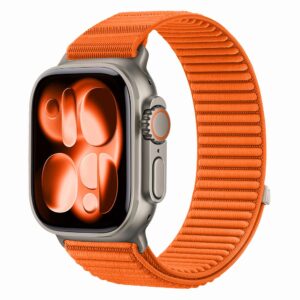 Tech-Protect Nylonloop Apple Watch 8 / 9 / 10 / 11 / 12 / SE / Ultra (44 / 45 / 46 / 49 mm) Orange