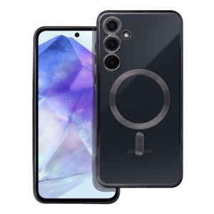 Electro Mag Cover case for Samsung A55 compatible with MagSafe black